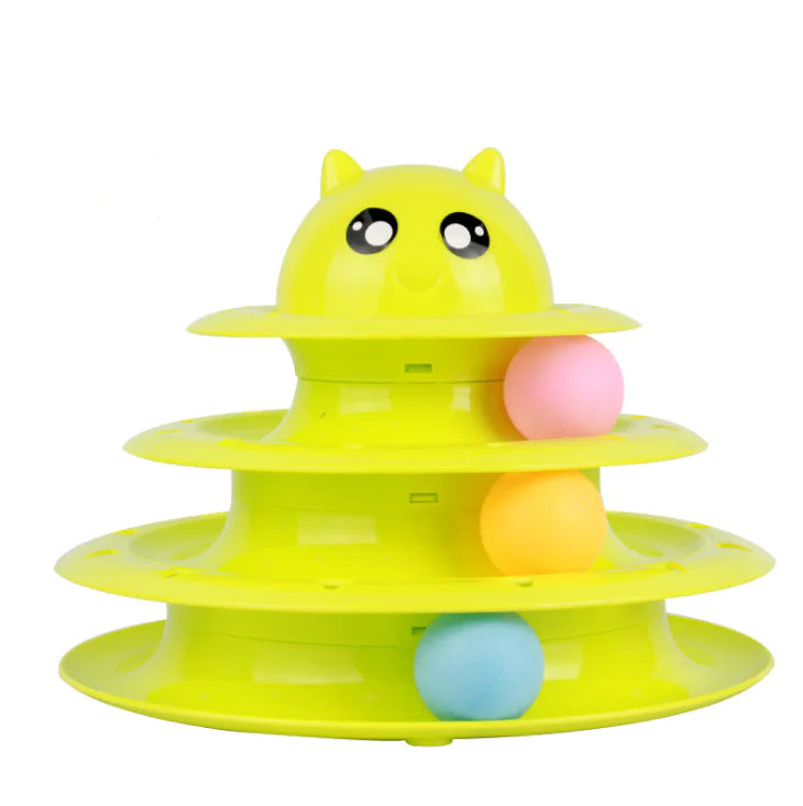 Triple-Tier Cat Play Tower