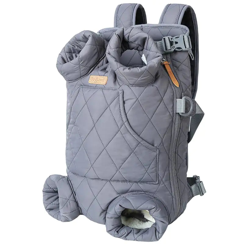 Cozy Winter Pet Travel Backpack