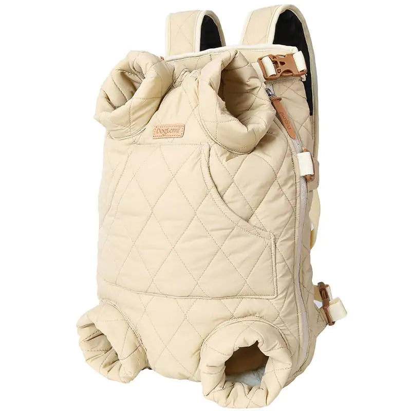 Cozy Winter Pet Travel Backpack