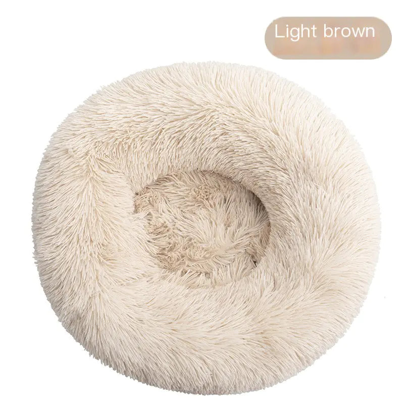 Plush Round Puppy Nest