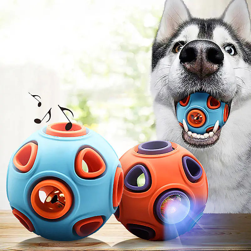 NightShine Chewable Dog Toy Ball