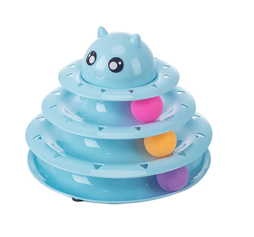 Triple-Tier Cat Play Tower